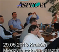 28-29.05.2013 Asprova Workshop Krakow
